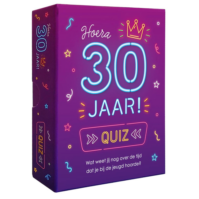 Quiz Hoera 30 jaar! Verjaardag