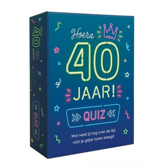 Quiz Hoera 40 jaar! Verjaardag