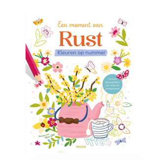 Kleuren op nummer - Een moment van rust | Kleurboek