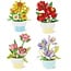 Brick garden flower 10cm | Assorti | Bloem | Bouwpakket | Steentjes