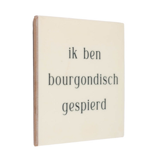 Tegeltje bourgondisch gespierd
