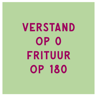 Tegeltje verstand op 0