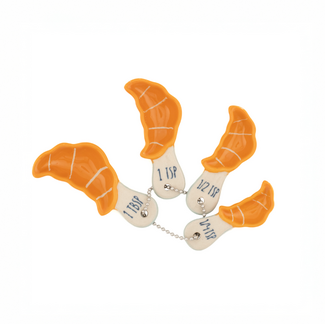Maatlepels | Keramiek | Croissant Measuring Spoons