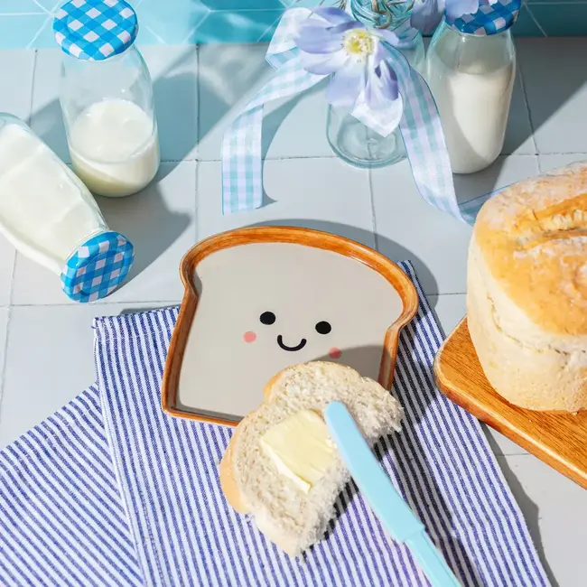 Bread Slice Snack Plate | Boterham bord