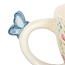 Floral Print Mug with Butterfly 17.5x12.3x8cm