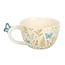 Floral Print Mug with Butterfly 17.5x12.3x8cm