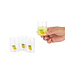 Balvi Shot glasses set Lemon x4 glass 5x4x4 cm | Citroen | Borrelglaasjes | Glas