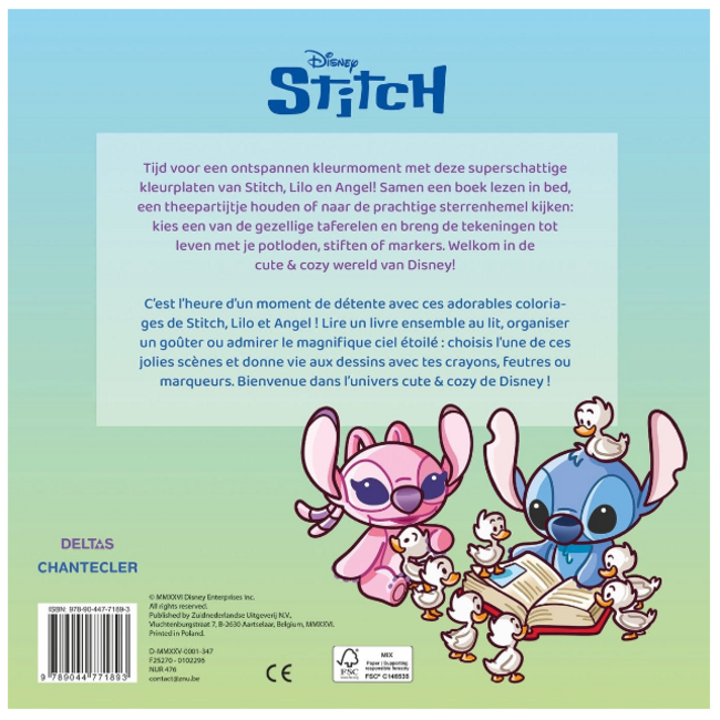 Kleurboek | Disney Cute & Cosy Color Stitch