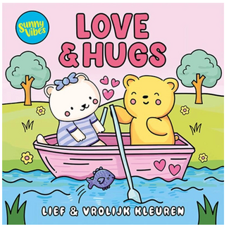 De Lantaarn Sunny Vibes- Love and Hugs | Kleurboek