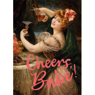 Ansichtkaart Cheers Babe