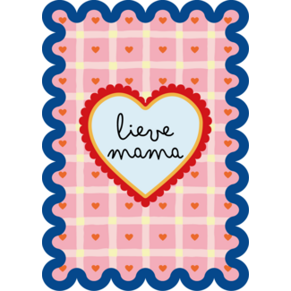 Ansichtkaart Lieve mama