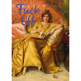 Ansichtkaart Fuck off