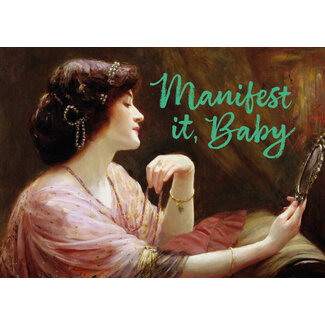 Ansichtkaart Manifest it Baby