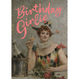 Ansichtkaart Birthday Girlie