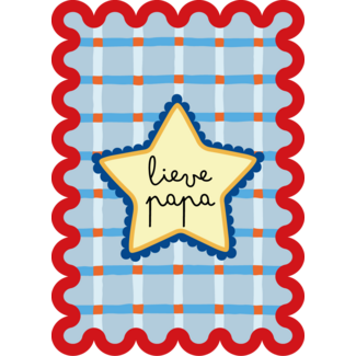 Ansichtkaart Lieve papa