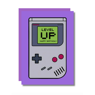 Studio Soph Level up gameboy | Happy birthday card | Verjaardagskaart