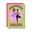 Studio Soph Happy birthday strong as your core yoga card | Verjaardagskaart