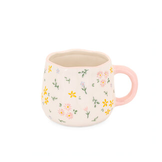 Bloemen mok | Ditsy Floral Mug | Thee en koffie beker | 10x9x13cm