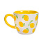 Citroen mok | Lemon Mug | Koffie en thee beker | 9x12x8 cm