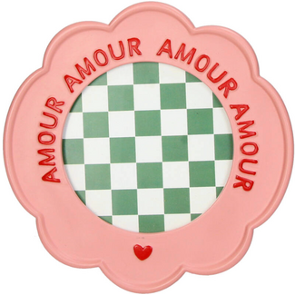 Fotolijstje Amour pink voor foto 10x10cm