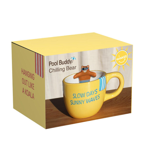 Pool Buddies Mug Bear 14x11x10cm
