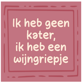 Tegeltje wijngriepje