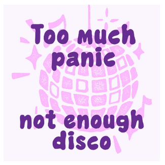 Tegeltje not enough disco