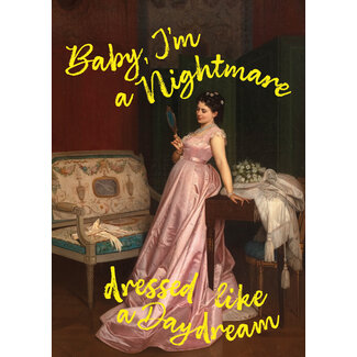 Ansichtkaart Classy Baby I am a nightmare