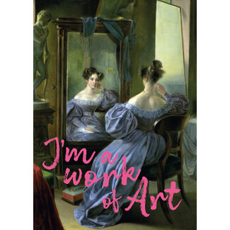 Ansichtkaart Classy I'm a work of art