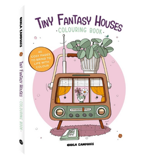 Tiny  Fantasy Houses Kleurboek