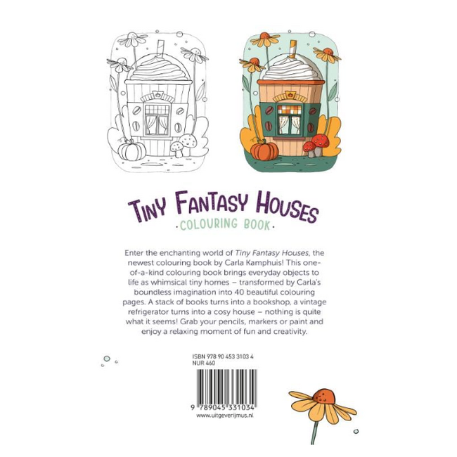 Tiny  Fantasy Houses Kleurboek