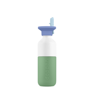 Dopper Dopper Steel fresh green x flipstraw seafoam  (350 ml)