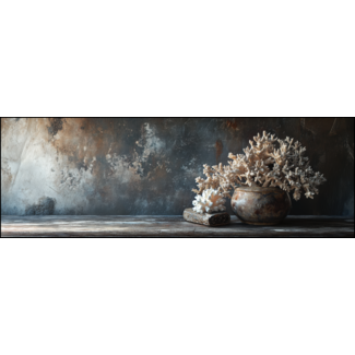 Artframe | Panorama | Koralen in Blauwe Sereniteit | 160x55