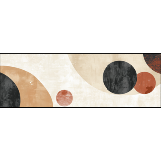 Artframe | Panorama | Minimalisme abstract boho en Japani kunst | 160x55