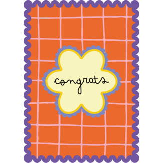 Ansichtkaart Sweet 'n Short Congrats