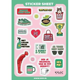 Studio Soph Stickervel Rotterdamse uitspraken | Stickers | Stickervel
