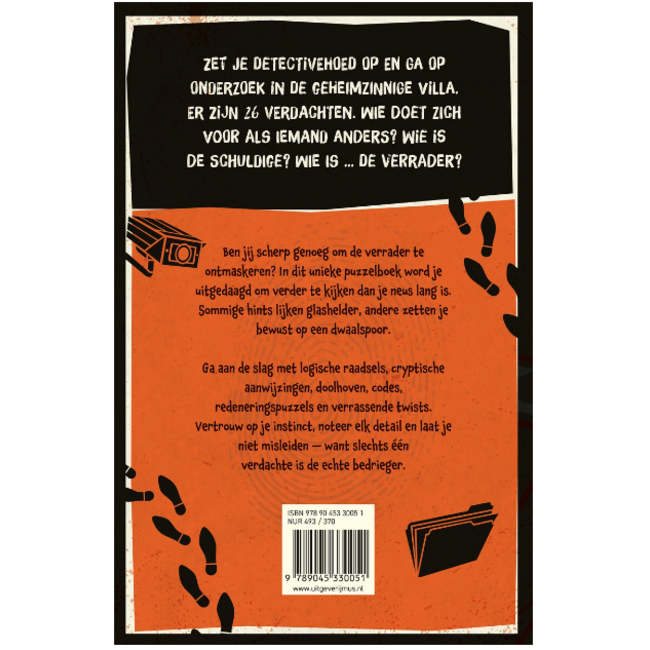 Mr Brein Puzzelboek Vind de verrader