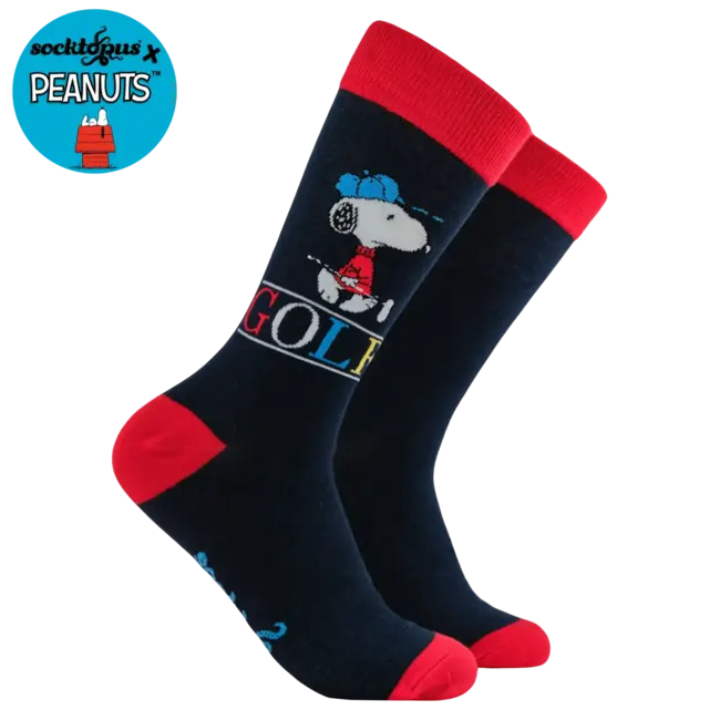 Sok Snoopy Golf navy 37-42