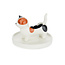 Balvi Ring holder kitty Calico ceramic