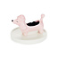 Balvi Ring holder Poodle pink ceramic