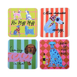 Coasters (Set of 4) The Dog Lover | Onderzetters | Hond | Hijinx