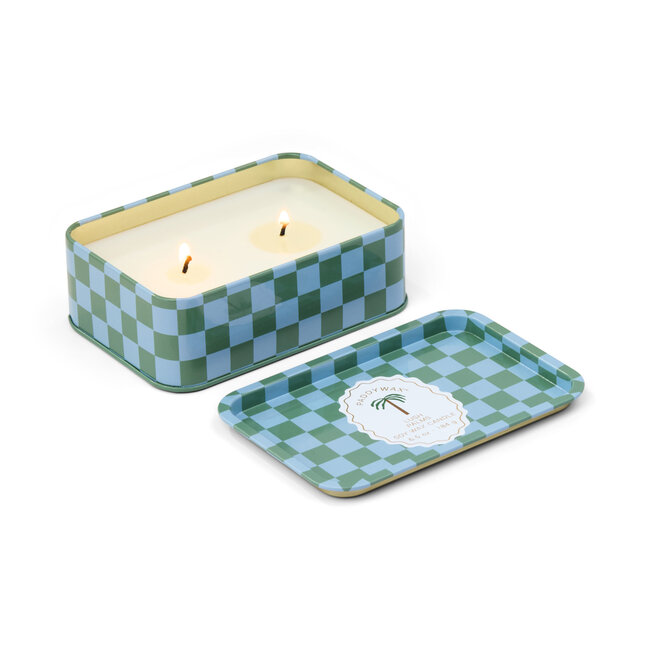 Palm Printed Tin Candle – Lush Palms van A Dopo