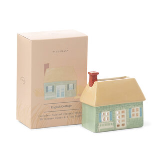 Incense and tealight holder English cottage