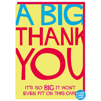 A Big Thank You (Large Card)