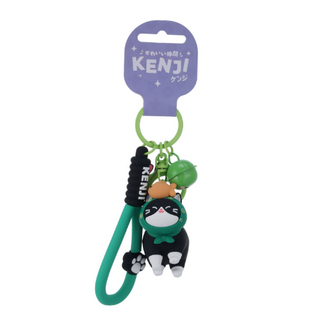 Kenji KEYRING CAT STORY BLACK