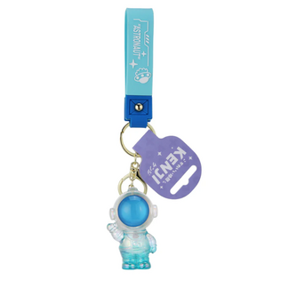 Kenji KEYRING FACE SHIELD ASTRONAUT BLUE