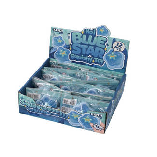 Kenji KOI SQUISHY BLUE STAR | Squishies | Knijpfiguur | Knijpbaar speelgoed | Stress