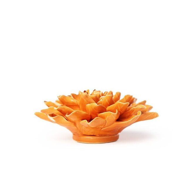 Chive Chive keramieken bloem | Orange Autumn Azalea | Ceramic Decorative Flower