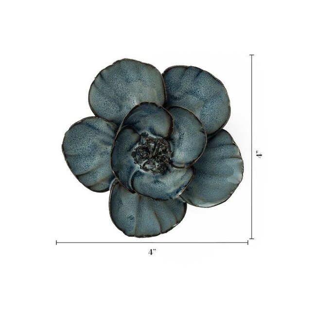 Chive Chive keramieken bloem | Navy Poppy | Ceramic Decorative Flower