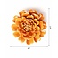 Chive Chive keramieken bloem | Orange Fiesta Marigold | Ceramic Decorative Flower